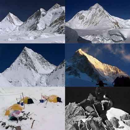 
Gasherbrum IV III and II, Camp 1 And Gasherbrum I, Gasherbrum IV And Icefall, Climbing Icefall With Sunrise On Gasherbrum IV, Bad Weather, Walter Bonatti Reaches Gasherbrum IV Summit Ridge August 6 1958 - Gasherbrum 4 2002 DVD
